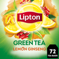 thumbnail image 1 of Lipton Green Tea Lemon Ginseng, 1 of 5
