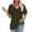 Army Green, variant on Half Sleeve T-Shirt Womens Oversized Tshirts V Neck Tee Shirts Short Sleeve Loose Fitting T Shirt Casual Tunic Tops 2025 Summer Tops Short Sleeve L