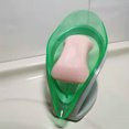 thumbnail image 3 of keepw Home Leaf Shaped Sponge Holder Self-draining Dish Sink Sponges Tray Green Type 2 1Set, 3 of 6