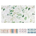 thumbnail image 3 of Lubelski Cradle Sheets Flower Print Removable Blend Fabric Mattress Changing Pad Cover for Bassinet Mattress, 3 of 12