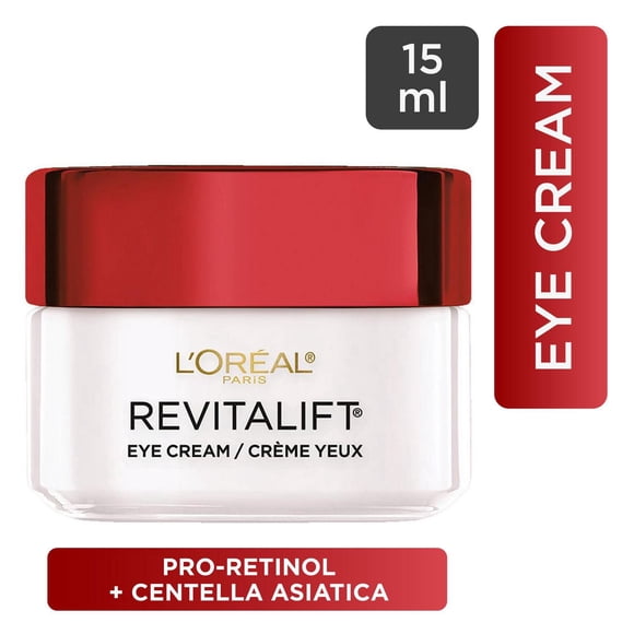 L'Oréal Paris Revitalift Anti-Wrinkle & Aging Eye Cream, Retinol & Centella Asiatica