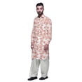 thumbnail image 2 of Atasi Classic PathaniKurta Pajama for Boys Rayon Front Pocket Kurta Set, 2 of 5