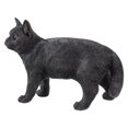 thumbnail image 2 of Garden Decor Animal Statue Black Cat Walking Looking Left Statue, 2 of 5