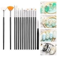 thumbnail image 4 of 15Pcs Nail Pen Exquisite Easy to Use Plastic Nail Art Drawing Liner for Salon, 4 of 8