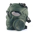 thumbnail image 1 of TopOne Tactical Gas Mask Full Face Single Fan Skull Covers Protective Mask for Outdoor Cs Game Masquerade Cosplay, 1 of 6