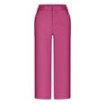 thumbnail image 4 of ShomPort Pantalon de Golf pour Femmes, Tenue de Bureau Décontractée, Ample, Extensible, Pantalon Court de Travail, Léger, Athlétique, Pantalon de Bureau, 4 of 5