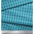 thumbnail image 3 of Soimoi Velvet Fabric Stencil Floral Fabric Prints by Yard 58 Inch Wide, 3 of 3
