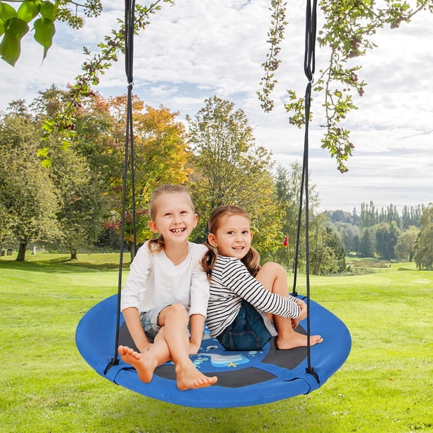 Goplus 40'' Flying Saucer Tree Swing Indoor Outdoor Play Set Swing