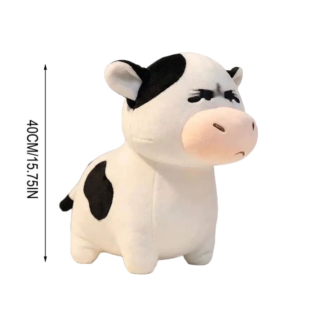 Little Tech Story Christmas Time Audio Book Toy | Interactive Learning Gift for Preschool Children Ages 2-5 | Soft Plush Toy with Classic Cow Pattern