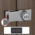 thumbnail image 1 of Keyless Password Cabinet Lock for Cupboard Fridge Drawer, 1000 Combinations Anti-Rust Alloy Cam Lock, No-Drill Installation Security Lockbox, 1 of 8