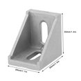 thumbnail image 1 of Right Angle Fittings, Corner Bracket 20Pcs Aluminum  for  Connection, 1 of 8