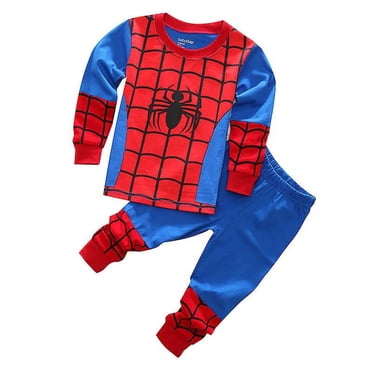 Superhero Pyjamas Kids Boys Sleepwear Nightwear Pajamas Set Outfit Pjs