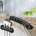 thumbnail image 4 of serony Cable Winder Silicone Sticky Cable Organizer Desktop Wire Storage Holder Fixed Clip for Home Office, 3 Holes, 4 of 9