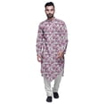 thumbnail image 1 of Atasi Designer Long Sleeve Kurta For Boys Casual Printed Cotton Flex Kurta, 1 of 1