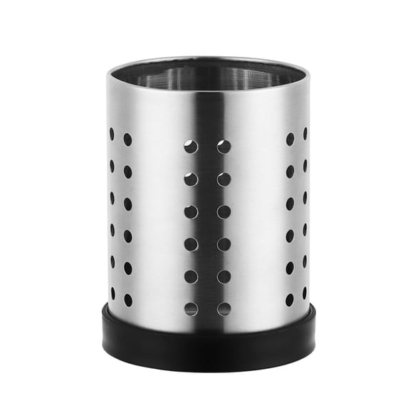SHISUYAN Porte-Ustensiles en Acier Inoxydable Porte-Baguettes Porte-Couverts Support Organisateur Égouttoir Panier à Couverts pour Comptoir