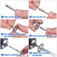 thumbnail image 4 of 10Pcs Diamond Cutting Wheel Saw Blades Cut Off Discs Set Rotary Tool Replacement, 4 of 9