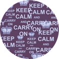 thumbnail image 1 of Ahgly Company Tapis Rond Lavable en Machine Intérieur Transitionnel Violet Jam Violet, 4 Pieds Rond, 1 of 7