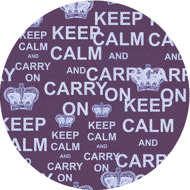 Ahgly Company Tapis Rond Lavable en Machine Intérieur Transitionnel Violet Jam Violet, 4 Pieds Rond