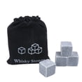 thumbnail image 3 of Whiskey Stones Gift Set,Whiskey Gift Set Whiskey Stones Gift Set of 4 Unique Chilling Stones with Velvet Pouch-Reusable Coffee Gift Set,Coffee Gift Sets, 3 of 5