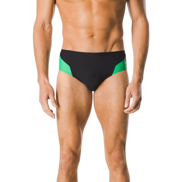Speedo Slip de Course pour Hommes Spark Splice Noir/vert