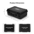thumbnail image 4 of Costway 22-Inch  Multi-Purpose Hard Case Camera Carrying Box W/ Customizable Foam Waterproof IP66, 4 of 10