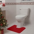 thumbnail image 5 of Dvruxg Soft Foam Bath Mat, U Shape Toilet Rug, Machine Washable Velvet Fleece Carpet for Bathroom Safety & Comfort Enhancement, 5 of 5