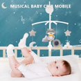 thumbnail image 4 of Mobile pour Bébé pour Lit de Bébé, Mobile Musical pour Berceau 360 Rotation Lente avec Jouets Suspendus Clip Rail de Berceau Design pour Décoration de Lit de Bébé, 4 of 7