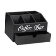 thumbnail image 2 of Lipstore Coffee Station Organizer Rustic Coffee Accessories Organizer for Cafe Office B, 2 of 8