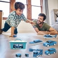 thumbnail image 4 of Chmadoxn Magnetic Transform Engineering Car Assembled Toys Transforming Robot Toys Set For Boys 6 In 1 Magnetic Construction Trucks Transform Robot Play Vehicles deformity deformity, 4 of 5