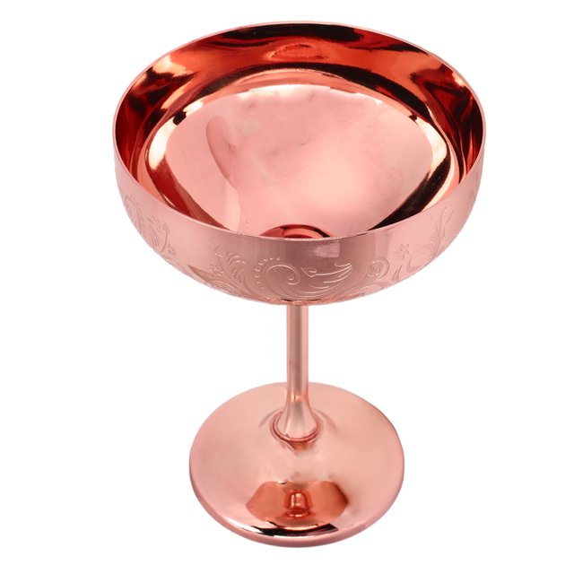 Calice à Champagne en Métal Tasse à Champagne en Métal Calice en Métal Calice à Vin Rouge Calice à Vin en Métal Verre à Champagne en Métal Calice en Acier Inoxydable 304 Gravé Bar Fête Tasse à Vin Rouge