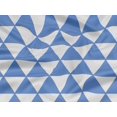 thumbnail image 5 of oneOone Tissu en Rayonne Bleu Clair Triangle Matériel de Robe Tissu Imprimé Tissu au Mètre 56 Pouces de Large - QB, 5 of 5