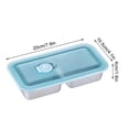 thumbnail image 3 of Stainless Steel Double Compartment Snack Container with Leak-Proof Lid, Reusable, Dishwasher Safe, Compact Stackable Food Storage for Snacks and Dips, 3 of 8