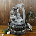 thumbnail image 3 of Indoor Buddha Fountain - Tabletop Water Fountain Table Waterfall Fountain, 3 of 7