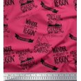 thumbnail image 1 of Soimoi Tissu en Crêpe de Rayonne Rose Imprimé de Rêve 1 Yard 46 Pouces de Large, 1 of 5