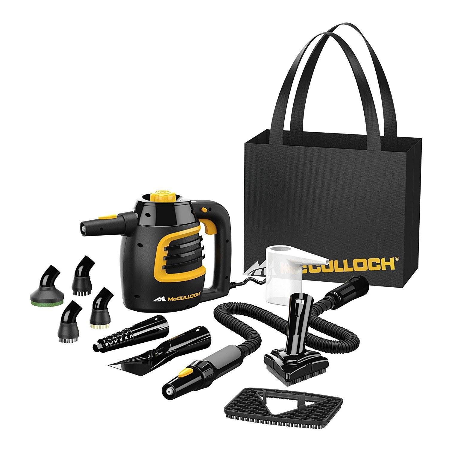 McCulloch MC1230 Powerful Multi Purpose Deep Clean Floor Handheld Steam Cleaner