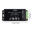 thumbnail image 2 of ZheElen DC12V-24V 6Ax3channel 18A RF Wireless Touch RGB Controller GT666 Touch Panel RGB LED Controller Dimmer, 2 of 7