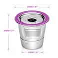 thumbnail image 2 of Reusable K Cups, Stainless Steel Universal Compatibility Refillable Capsule for Keurig 1.0 2.0 Coffee Maker, Eco-Friendly Dishwasher Safe Coffee Filter (2Pack), 2 of 5