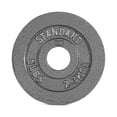 thumbnail image 1 of CAP Barbell 2-Inch Olympic Cast Iron Weight Plate, Grey, 5 lb, 1 of 4
