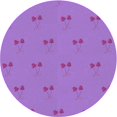 thumbnail image 1 of Ahgly Company Tapis d'Intérieur Lavable en Machine Carré Transitionnel Heliotrope Violet, 3 Pieds Carré, 1 of 7