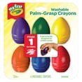 thumbnail image 1 of My First Crayola® Washable Palm Grasp Crayons, 6 Count, 1 of 6