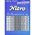 thumbnail image 3 of Epic Skates Super Nitro Patins à Roulettes de Vitesse Quad Intérieur/extérieur, Adulte 8, 3 of 10