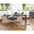 thumbnail image 4 of FDW Office Chair, Lumbar Support Flip-up Arms Swivel Rolling Executive Mesh Adjustable, White, 4 of 7