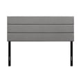 thumbnail image 4 of Etta Tufted Upholstered Headboard Warm Grey King, 4 of 5