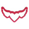 thumbnail image 1 of CookieCutterCom Brand Heart with Wings Cookie Cutter 5.5 Inch - Plastic 3D Cookie Cutter, Made in USA, 1 of 3