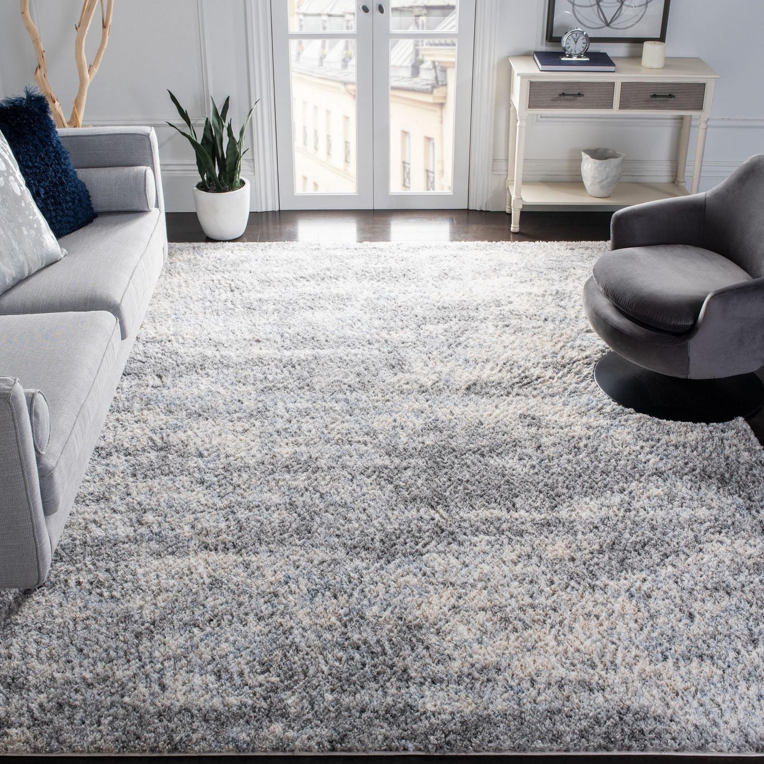 SAFAVIEH Berber Harold Tapis Peluche Shag