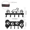 thumbnail image 4 of CUITING Dog Lead Hanger Holder Wall Mounted with 5 Hooks Metal Leash/Key Rack Hooks, 4 of 10