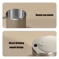 thumbnail image 4 of Birdeem Tasse à Café de Voyage, Tasse à Café Isolée, Couvercle Plat Tasse en Acier Inoxydable 304 400 ml Tasse à Café Isolée avec Poignée et Couvercle Tasse à Café Thermique sous Vide à Double Paroi en Acier Inoxydable, 4 of 6