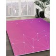 thumbnail image 3 of Ahgly Company Machine Washable Indoor Rectangle Transitional Deep Pink Area Rugs, 5' x 7', 3 of 7