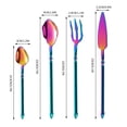 thumbnail image 2 of Aihimol Silverware Tableware Set of 4 Flatware Silverware Set Forks Spoons and Knives Set Kitchen Utensils Set Ergonomic Durable Dishwasher Safe Silver, 2 of 3