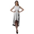 thumbnail image 4 of Moomaya Robes Asymétriques Femmes Décontractées Longues Sans Manches Robes de Soirée, 4 of 4